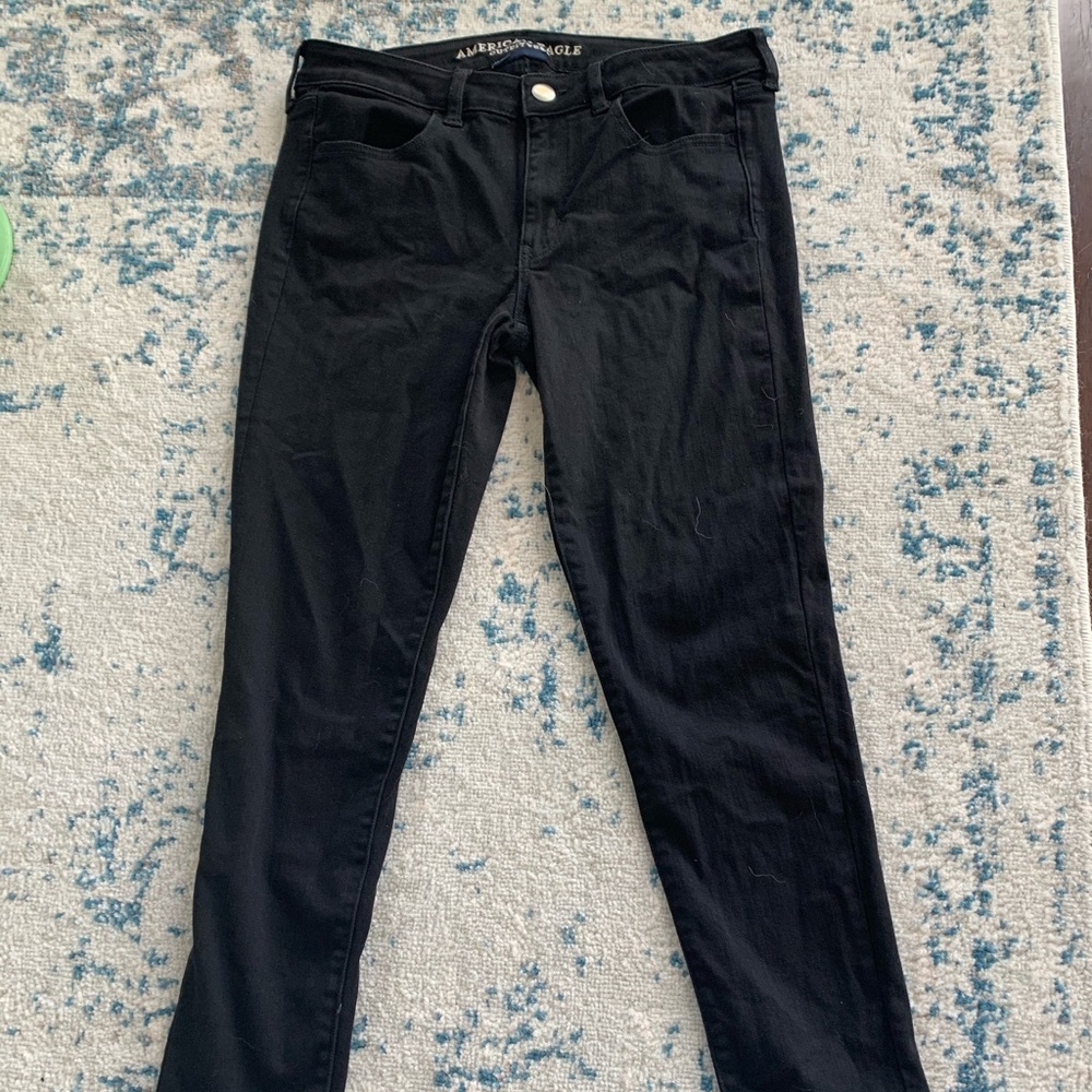 American Eagle black jeggings